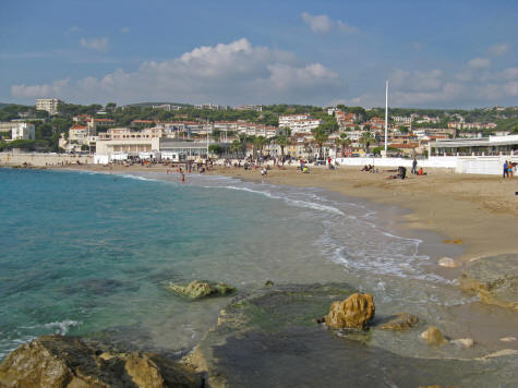 Beach at Cassis on the South Coast of France